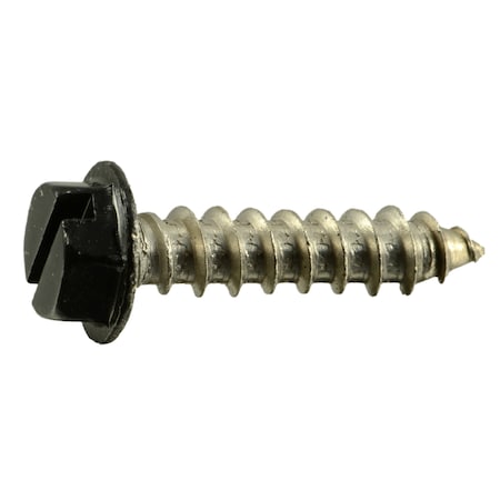 Midwest Fastener Sheet Metal Screw, #8 x 3/4 in, Painted 18-8 Stainless Steel Flange Hex Head 20 PK 71022